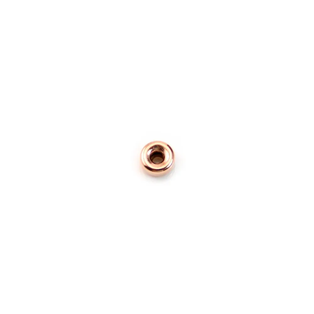 Gold filled rosé 14k rondelle 3mm x 5pcs