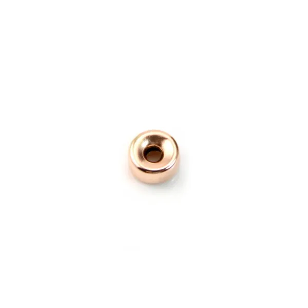 Gold filled rosé 14k rondelle 5x2.7mm x 2pcs