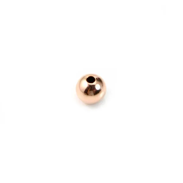 Gold filled rose 14k ball 5mm x 2pcs