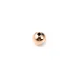 Gold filled rosé 14k perles 5mm x 2pcs