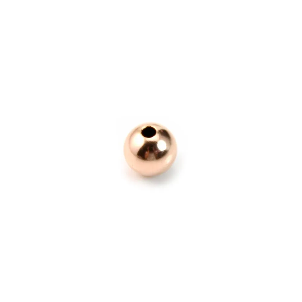 Gold filled rose 14k ball 6mm x 2pcs