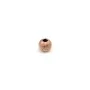 Boule diamanté, en gold filled rosé 14 carat, 1 * 3mm x 10pcs