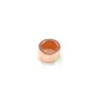 Gold filled rosé 14 carats tube à écrasé 2x1mm x 50pcs