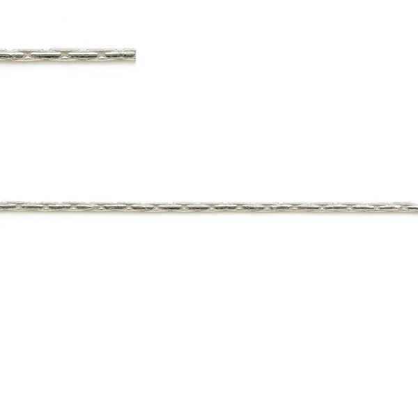 Chaîne argent 925 serpentine 0.8mm x 50cm