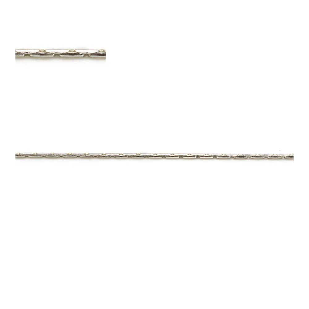 925 sterling silver serpentine chain 0.5mm x 50cm