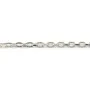 925 sterling silver oval links chain 3.2x4.4mm x 50cm