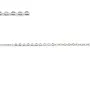 Chaîne argent 925 maille forçat plat 1.3x1.7mm x 50cm