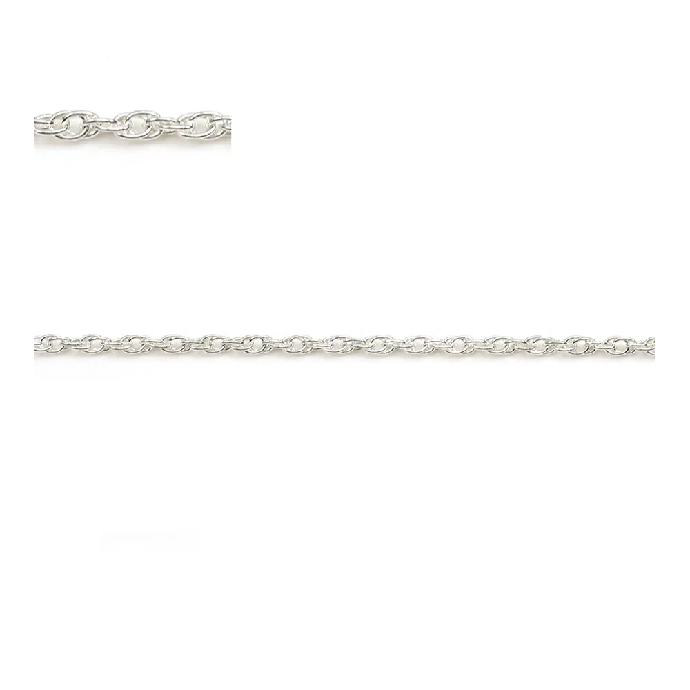 Chaîne argent 925 double ovale 1.5mm x 50cm