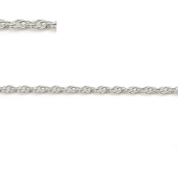 Chaîne argent 925 double ovale 2.0mm x50cm