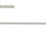 Chaîne argent 925 double ovale 2.0mm x50cm