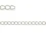 Chaîne rallonge argent 925 - 3.5x4.5mm x 50cm