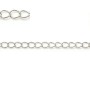 925 sterling silver chain - 3.5* 4.5mm x 50cm