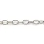 Chaîne argent 925 ovale 4x6mm x 50cm