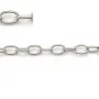 Chaîne argent 925 ovale 4x6mm x 50cm