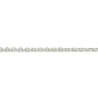 Chaîne argent 925 massif maille força plat 1.9x2.6mm x 50cm