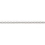 925 sterling silver rhodium oval chain 1.5x1.8 *0.3mm x 50cm