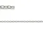Chaîne argent 925 rhodié ovale 1.5x1.8x0.3mm  x 50cm