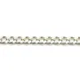Chaîne argent 925 massif gourmette plate 4.3x3x1.4mm x 50cm