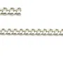 Chaîne argent 925 massif gourmette plate 4.3x3x1.4mm x 50cm