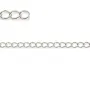 Chaîne argent 925 allonge 3x4mm x 50cm