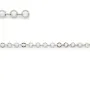 Chaîne argent 925 maille ronde plate 2.6mm x 50cm