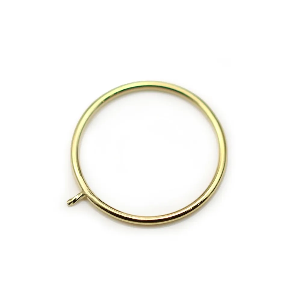 Bague en gold filled 14 carats, avec une tige de 0.6mm x 1pc