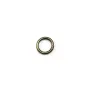 Anneaux rond soudés, métal couleur bronze, 1x6mm environ 100pcs
