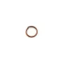 Anneaux rond ouverts en métal cuivre 0.8x6mm x 100pcs