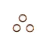 Anneaux rond ouverts en métal cuivre 0.8x6mm x 100pcs