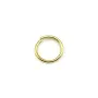 Anneaux de forme ronde, ouvert, en métal doré 0.8 * 8mm environ 100pcs