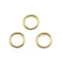 Anneaux de forme ronde, ouvert, en métal doré 0.8 * 8mm environ 100pcs