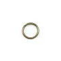 Anneaux ronds ouverts, métal couleur bronze, 0.8x8mm environ 100pcs