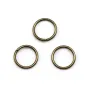 Anneaux ronds ouverts, métal couleur bronze, 0.8x8mm environ 100pcs