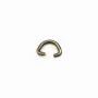 Bélière de couleur laiton, en forme de triangle arrondi, 5 * 7mm x 10pcs