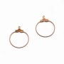 Earring Chandelier gold tone20mm x20pcs