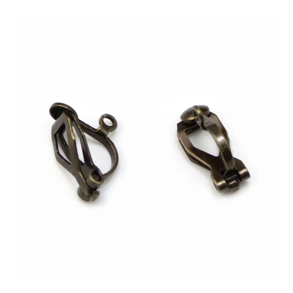 Clip support bronze 6x14mm x 10pcs