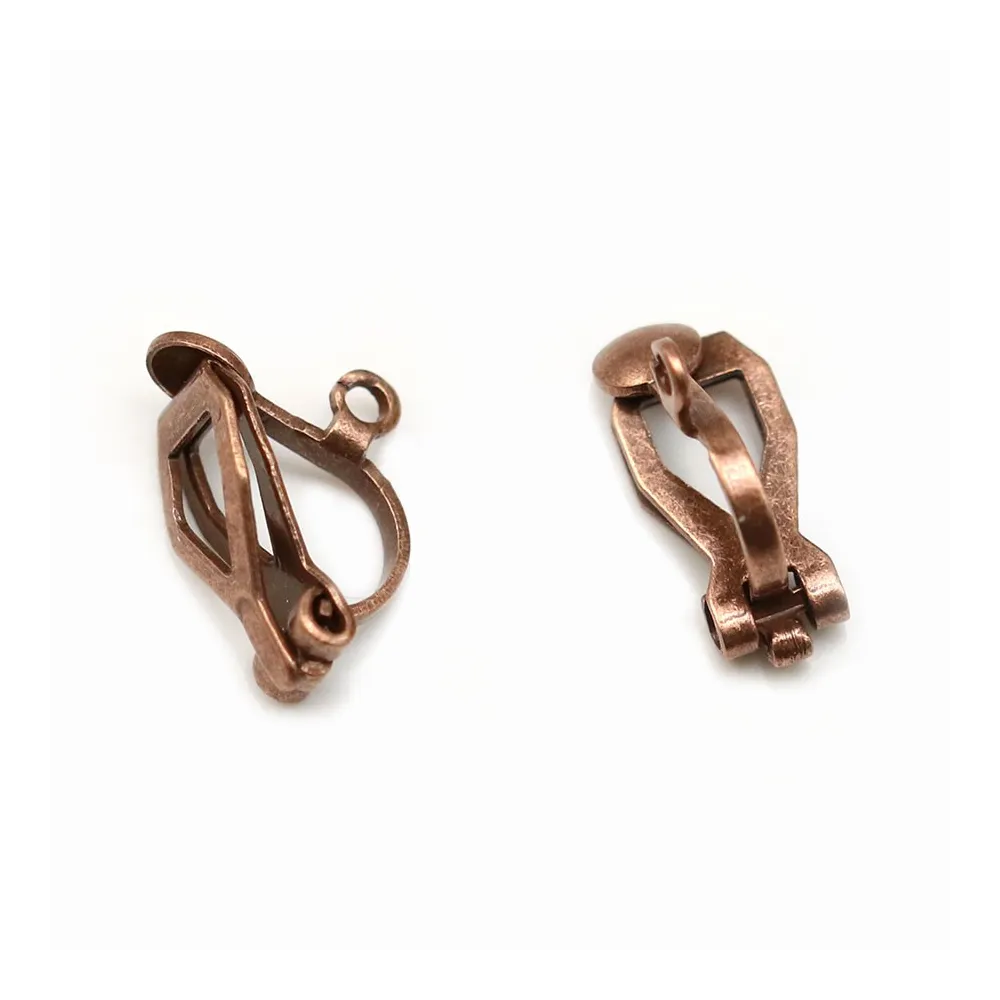 Clip support cuivre 6x14mm x 10pcs