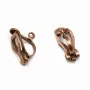 Clip support cuivre 6x14mm x 10pcs