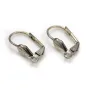 Boucles d'oreille en forme de dormeuse de différentes couleurs, 18mm x 10pcs