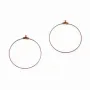 Créole pour crochet cuivre 50mm  x 20pcs