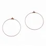 Créole pour crochet cuivre 60mm x 20pcs