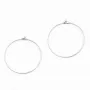 Créole pour crochet argenté 60mm x 20pcs