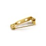 Broche avec 2 trous, disponible en différentes couleurs, 4.6 * 21mm x 2pcs