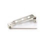 Brooch with 3 holes, available in different colors, 4.5 * 26mm x 2pcs