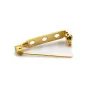 Broche avec 3 trous, disponible en différentes couleurs, 4.5 * 26mm x 2pcs
