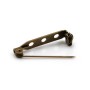 Brooch with 3 holes, available in different colors, 4.5 * 26mm x 2pcs