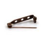 Brooch with 3 holes, available in different colors, 4.5 * 26mm x 2pcs