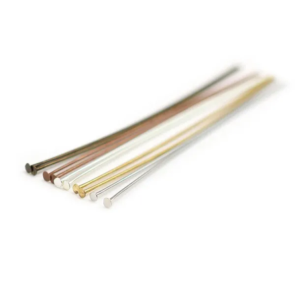 Clou en métal, avec en finition une "tête" plate, 0.6 * 50mm x 200pcs