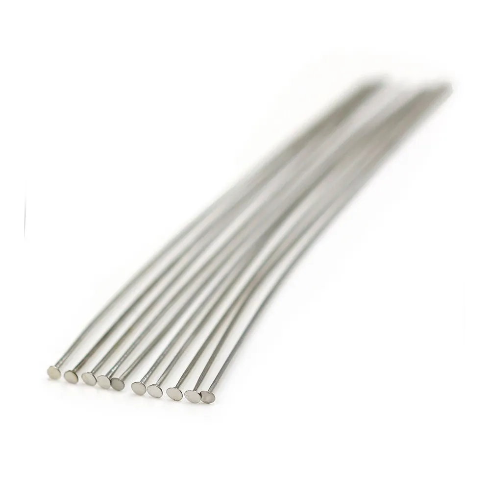 Clou en métal, avec en finition une "tête" plate, 0.6 * 60mm x 200pcs