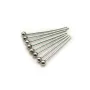 Clou en métal, à tête en forme de boule ronde, 0.6 * 15mm x 200pcs